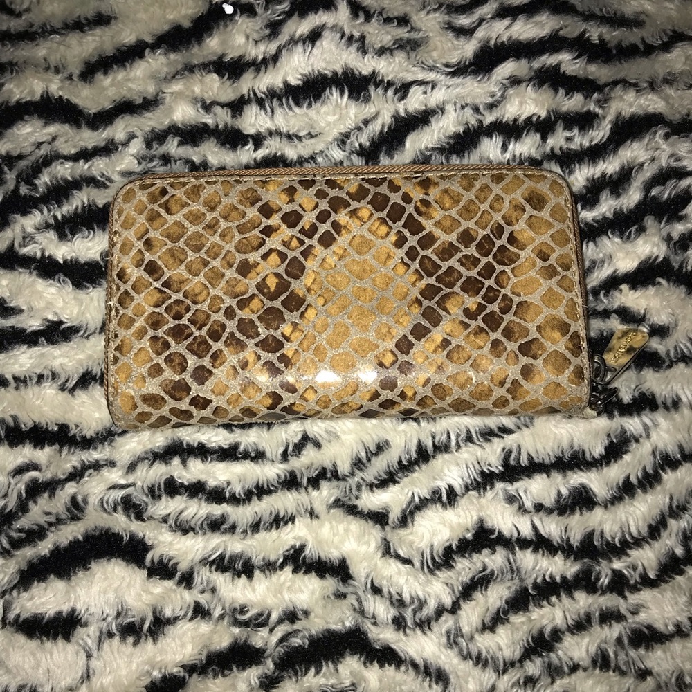 Michael Kors Brown Python Wallet - image 2